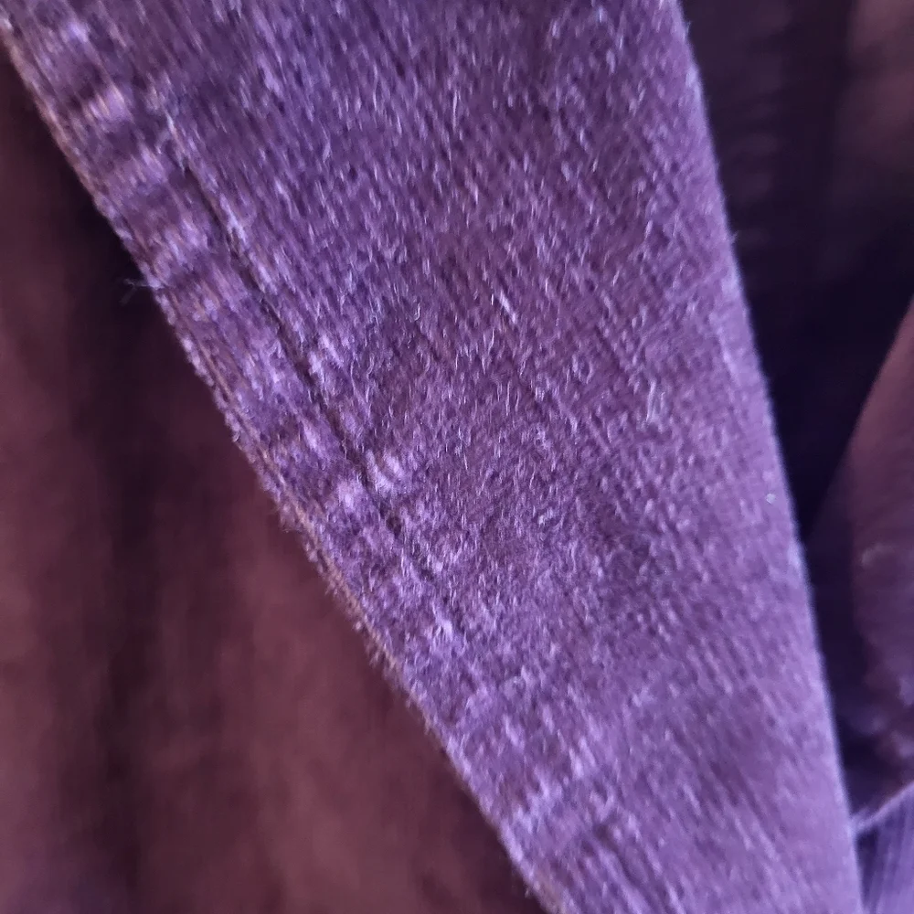 J Jill Corduroy Women's Purple Blazer,‎ Size M/P